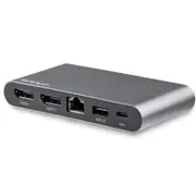 StarTech.com DK30C2DAGPD USB C Dock - 4K Dual Monitor DisplayPort - Mini Laptop [DK30C2DAGPD]