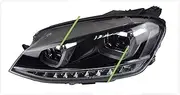 Styling LED Headlight GTI Design DRL Hid Head Lamp Angel Eye Bi Xenon Beam Accessories Compatible With VW Golf 7 Headlights Golf7(TSI LED)