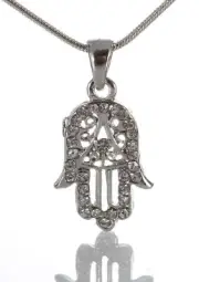 Hamsa care ornament Necklace plenty beauty Pendant karma believer