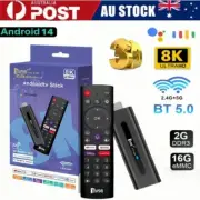 TV98 TV Stick Android 14.0 Smart TV Box 2.4G 5G Dual WiFi 16GB 8K Media Player