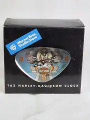 Vintage Looney Tunes Taz Harley-Davidson Alarm Clock - NEW IN BOX
