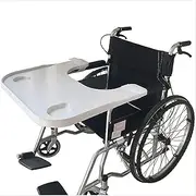 Detaable Wheelair Table Lap Tray with 2 Cup Holder, Wheelair Dining Table Board, Portable Universal Tray Table Accessories for Patients and Elderly People to Eat/Read/Rrest