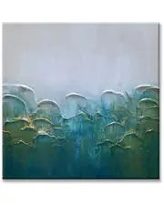 Ready2HangArt Perfect World Wrapped Canvas Abstract Wall Art by Karen Moehr