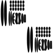 2 Sets Heads Motorbike Helmet Fill Foam Liner Motorcycle Pads Sponge