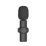 Rechargeable Wireless Mini Plugged-in Lapel Microphone with Clip