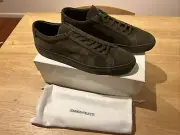 Common Projects Achilles Low Suede Army Green 2152-5773.GRN Size EU46 / US13