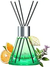 Reed Diffuser Set for Home, Citrus Scented Diffuser with 6 Diffuser Sticks, Home Fragrance Scent Essential Oil Stick Diffuser for Christmas Shelf Decor,3.4 oz