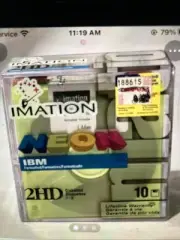 Set Of Ten Neon Omarion 2 HD diskettes By IBM - NIB