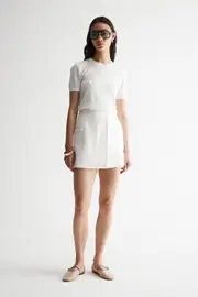Marais Skirt White Size 14 | Elka Collective