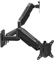 MOUNT PRO Dual Monitor Wall Mount for 13 to 32 Inch Computer Screens, Black