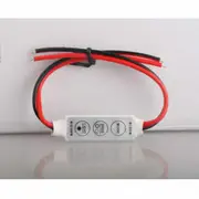 2x 12V Mini LED Strip Light Dimmer Controller with On Off Switch for 3528 5050