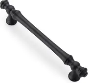 Asidrama 10 Pack 5 Inch(128mm) Matte Black Kitchen Cabinet Handles, Cabinet Pulls Kitchen Cabinet Hardware for Cupboard Drawer Pulls