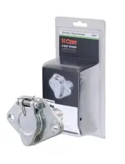 CURT 58091 Vehicle End 6 Pin Trailer Wiring Connector. Free Shipping
