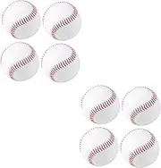 BESPORTBLE 8 Pcs Practice Baseball Bouce Ball Baseball Balls for Adults Bounce Ball for Outdoor Training Baseballs