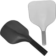 LIFKOME 2pcs Hairdressing Shield Handle Reusable Face Protector for Barbershop Salon Comfortable Fit Safety Easy to Handle for Hair Cutting Dyeing