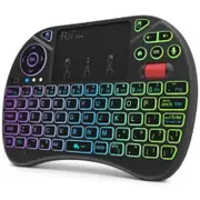 Rii X8 Plus 2.4Ghz Wireless Air Mouse Keyboard Black Keyboards & Keypads