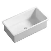 813*483*254mm Procida Fireclay Square Undermount Laundry Kitchen Sink