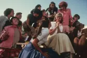 Olivia Newton-John and Didi Conn in Grease Summer Nights scene 24x36 Poster
