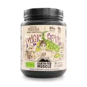 Earth Fed Muscle Magic Beans Mocha Truly Grass Fed Whey Protein Isolate Powde...