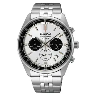 送禮首選★SEIKO 精工亞洲限定款熊貓夜光光動能計時手錶-41.5mm (SSB425P1/8T63-00W0S) SK005 附提袋【全館滿額折價★跨店APP下單最高20%點數回饋】