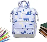 Opvonxeh Diaper Bag Backpack, Diaper Travel Tote, Large Capacity Mother Bag, Multiple Pockets, Sturdy Design, Lightweight Construction, Perfect for Storing Baby Bottles or Diapers