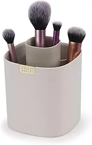 [Joseph Joseph] Viva - Tiered Makeup Brush Pot Organiser with Dividers for Brushes, Eyeliners, Lip Pencils, Mascara Storage