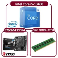 在飛比找momo購物網優惠-【Intel 英特爾】Intel i5-13400 CPU+