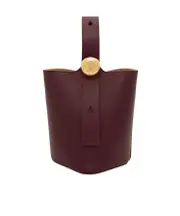 Loewe Pebble Mini Bucket Bag One size Red