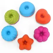 24 Individual Silicone Mold Baking Cake Silicone Mold DIY Baking Oven Mold for Baking as shown