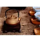 Cast Iron Teapot Small Tea Kettle Tetsubin Mini Iron Tea Pot 50ml 5 Designs