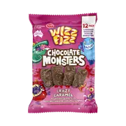 Wizz Fizz Crazy Caramel Chocolate Monsters 180g