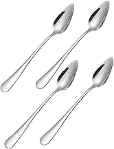Veemoon 4pcs Scraping Spoons Set Stainless Steel Utensils for Fruit Puree for Kiwi Safe Accessories for Home Use