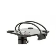 Techmount Chrome Radar Detector Accessory Top Plate with Saftey Strap 60004 C