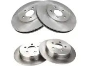 TRQ 42BY25J Front and Rear Brake Rotor Set Fits 1995-2000 Chrysler Cirrus (for: Chrysler)