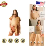 Machine Washable Baby Wrap Carrier for Newborns in Sand Waves - Gift of Comfort
