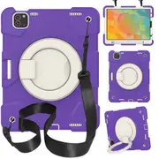 MCC Kids Shockproof Strap iPad Pro 11 2021 3rd Gen Apple Case Cover Ring [Purple]