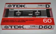 TDK D60 audio cassette tape