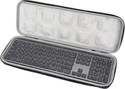Hard Case Replacement for Logitech MX Keys S, MX Keys Advanced Illuminated Keyboard, Portable Protective Travel Carrying Case