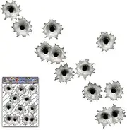 Bullet Holes Funny CAR Stickers - Joke Small Vinyl Decal Pack Bicycle Laptop Motorbike Luggage Caravan - ST010_1- Australian Made