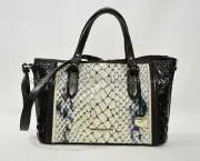 NWT Brahmin Mini Asher Leather Satchel/Shoulder Bag in Glacier Carlisle