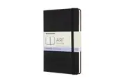 Moleskine Art 165gsm 18cm Folio Sketchbook Watercolour Drawing Pad Medium Black
