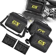 [TXCJAU] Accessories F 750 850 GS ADV Luggage Bag for Vario Case Inner Bag for B&M&W F750GS F850GS Adventure Side Case Inner Luggage Bag (Color : 3 Yellow Bags)