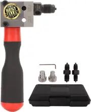 Flaring Tool Kit, 3/16 & 1/4, Single/Double Flaring, Automotive Brake Line Tool