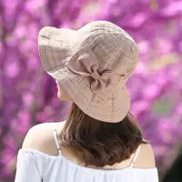 在飛比找ETMall東森購物網優惠-化療后女士帽夏季薄款術后專用光頭帽子月子帽產后大碼漁夫帽包頭