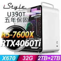 在飛比找PChome24h購物優惠-iStyle U390T 商用電腦 (R5-7600X/X6