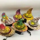 LED Night Light Wizard Hat Shape Bedroom Ornament New Bedroom Decoration