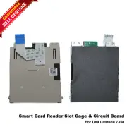 Lot X2 Dell Latitude 13 7350 Smart Card Reader Slot Cage and Circuit Board T5NPX