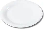 Carlisle FoodService Products Sierrus Melamine Dinnerware Plate Dishwasher Safe, Commercial Dinnerware with Narrow Rim for Dining, 10.5 Inches, White