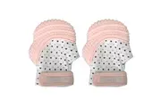 2PK Malarkey Munch Silicone Mitt Mitten Teething Teether Baby Kids Pastel Pink