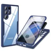 Samsung Galaxy S22 Ultra Case with Screen Protector Film Armored Bumper Durable